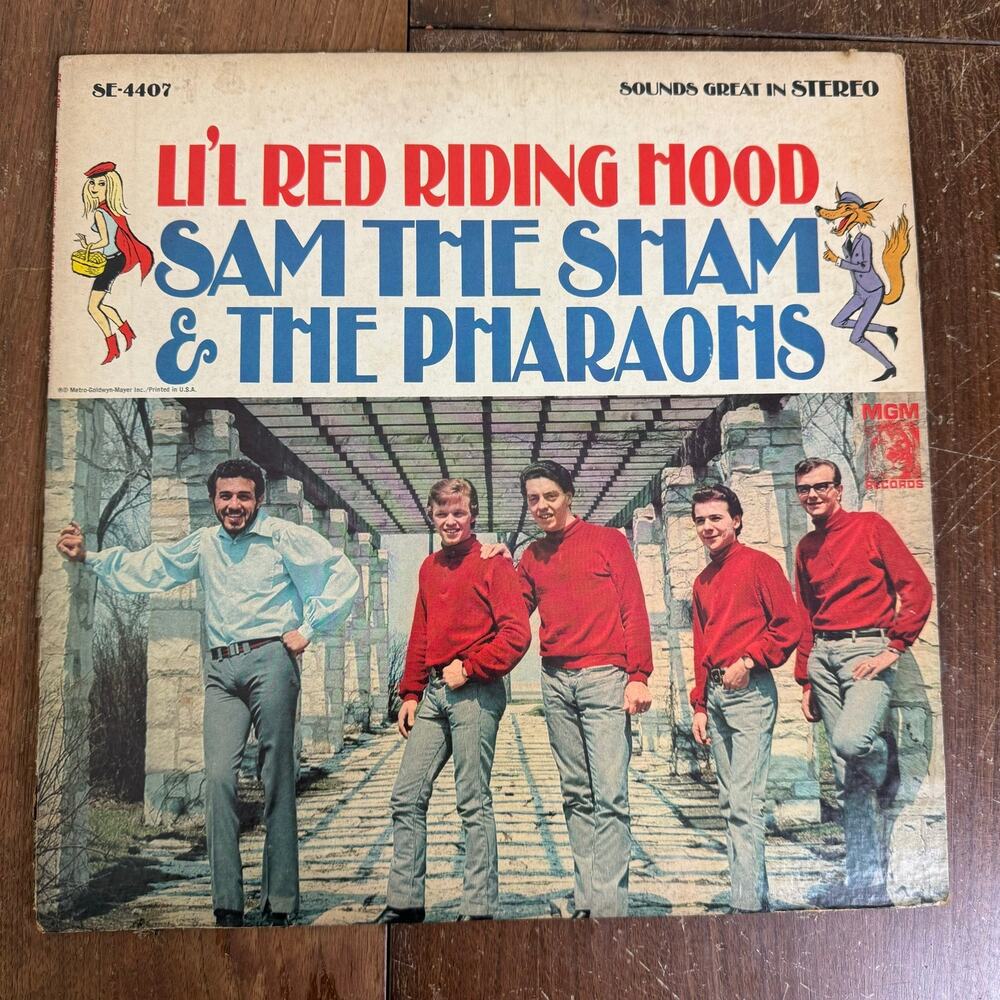 Li'l Red Riding Hood Sam the Sham & the Pharaohs Vinyl Record MGM‎ Records